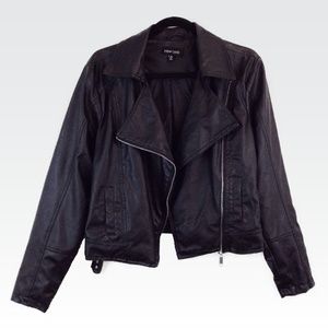 New Look | 1X | Asymmetrical Zip Black Moto Jacket